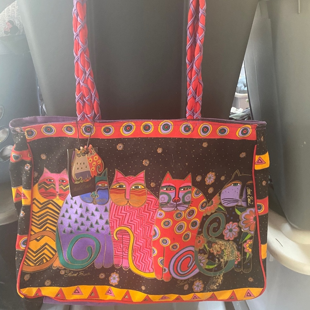 Laurel Burch Cat Tote / Purse